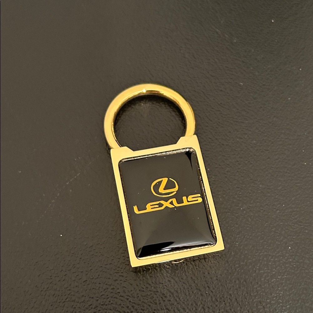 Lexus Gold and Black Keyring